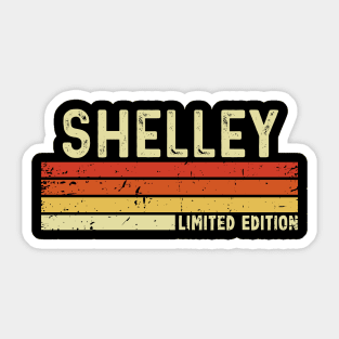 Shelley Name Vintage Retro Limited Edition Gift Sticker